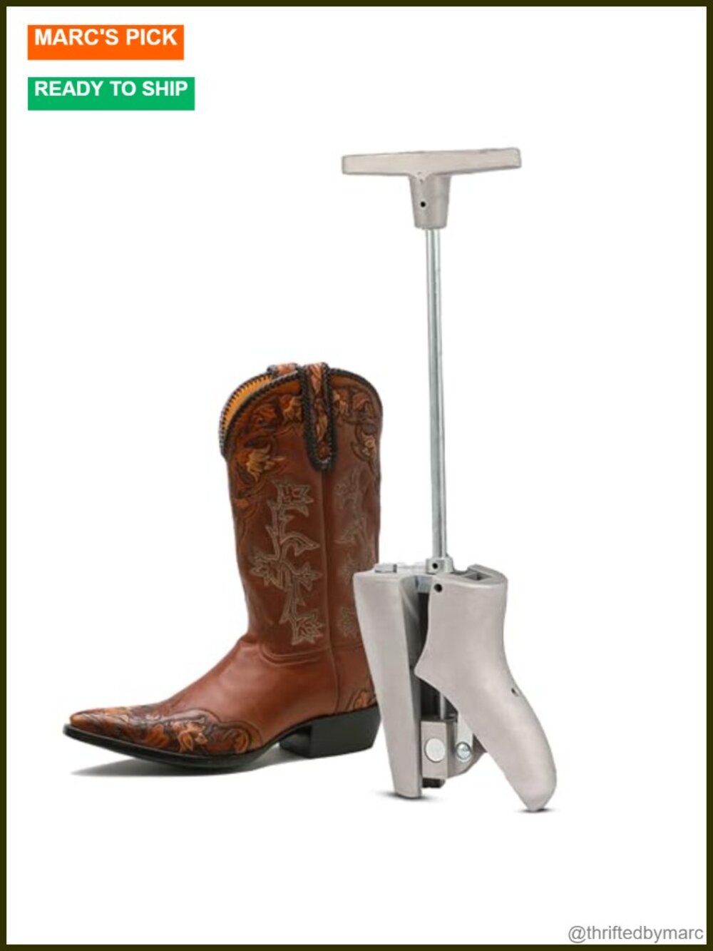 Leather Hero Heavy Duty Cast Metal Boot Instep Stretcher Vamp Raiser Adjustable